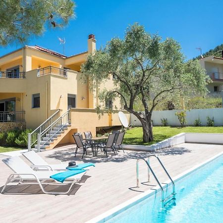 Louloudis Pool Villa Skala Rachoni  Buitenkant foto