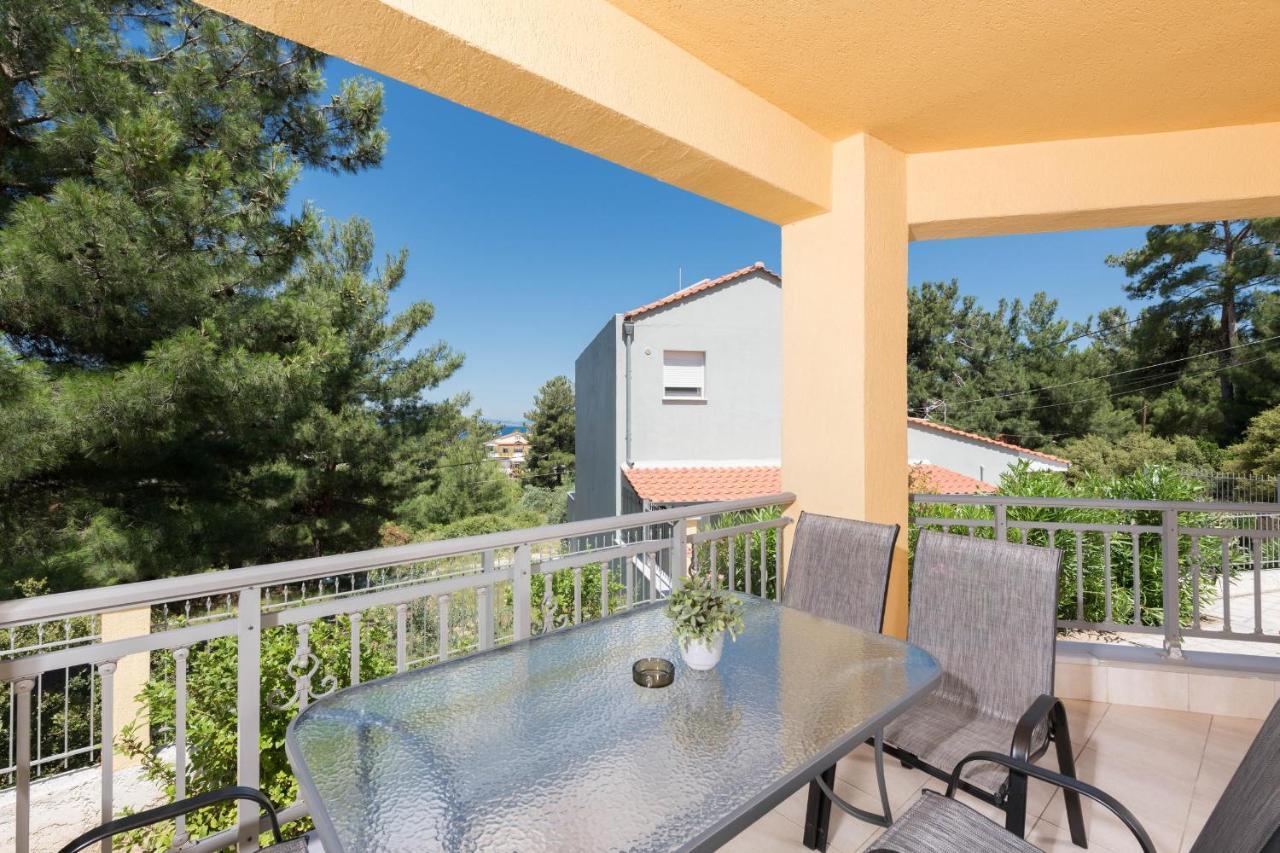 Louloudis Pool Villa Skala Rachoni  Buitenkant foto