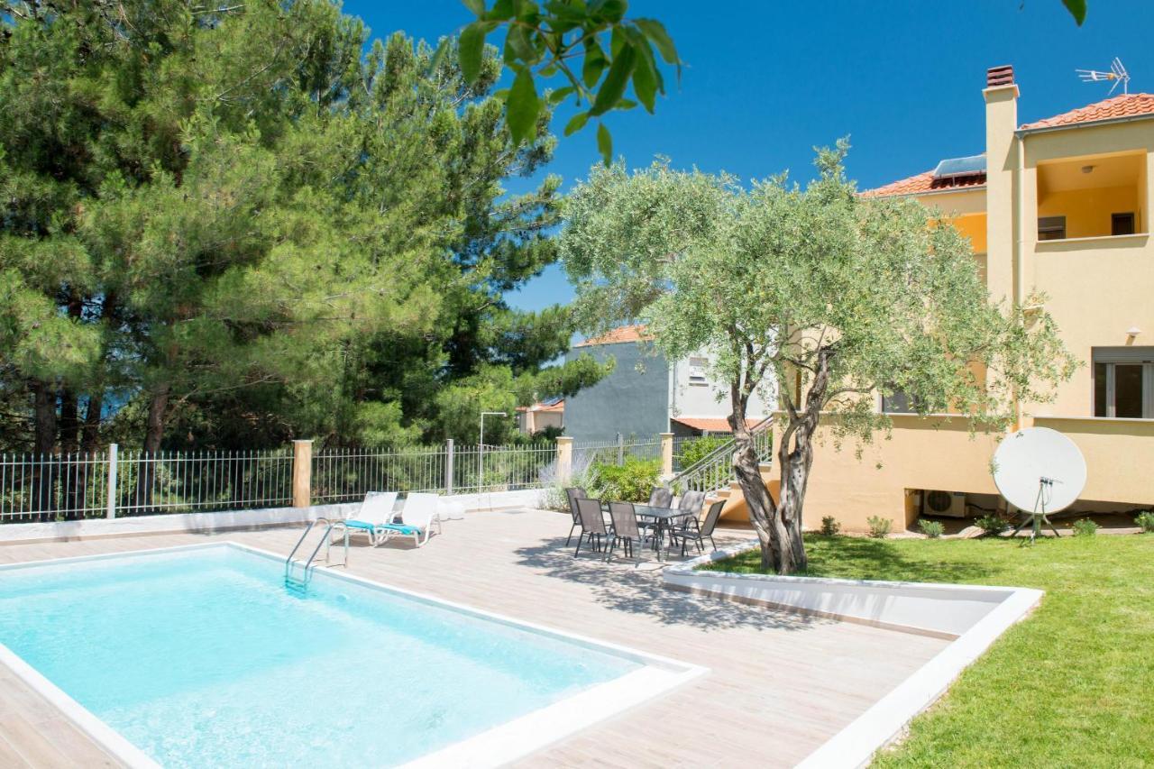 Louloudis Pool Villa Skala Rachoni  Buitenkant foto